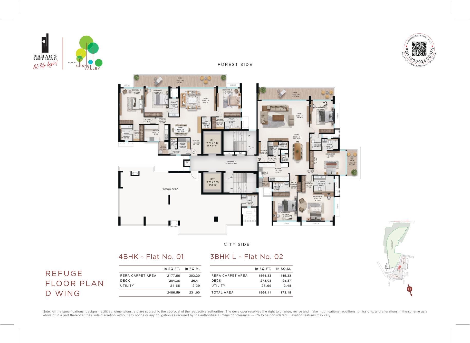 CD Wing Refuge Floor Plan